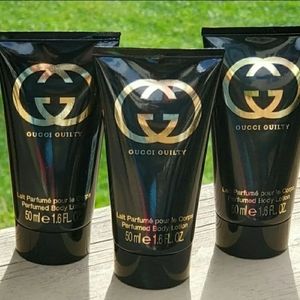 New! Lot of 3 Gucci Guilty Perfumed Body Lotions